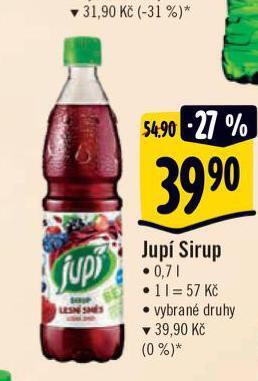 Albert Jupí sirup nabídka