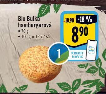 Albert Bio hamburgerová bulka nabídka