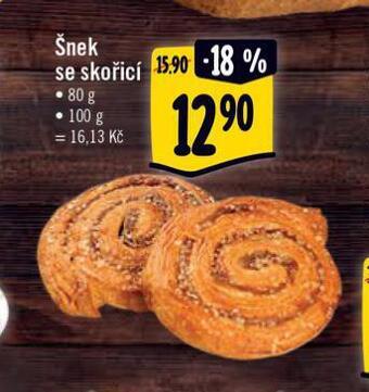 Albert Šnek se skořicí nabídka