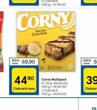 Tesco Corny multipack nabídka