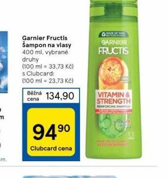 Tesco Garnier fructis šampon nabídka