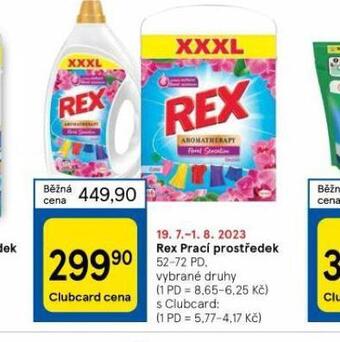 Tesco Rex prací prostředek nabídka