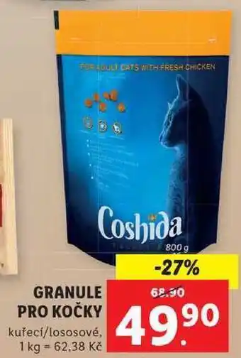 Lidl Granule pro kočky, 800 g nabídka