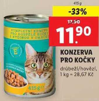 Lidl Konzerva pro kočky, 415 g nabídka