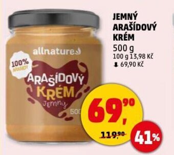 Penny Market JEMNÝ ARAŠÍDOVÝ KRÉM nabídka