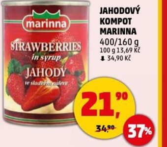 Penny Market JAHODOVÝ KOMPOT MARINNA nabídka