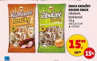 Penny Market SNACK KROUŽKY GOLDEN SNACK nabídka