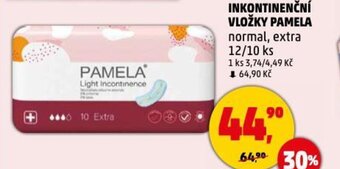 Penny Market INKONTINENČNÍ VLOŽKY PAMELA nabídka