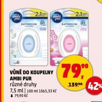 Penny Market VŮNĚ DO KOUPELNY AMBI PUR nabídka