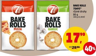 Penny Market BAKE ROLLS 7DAYS nabídka