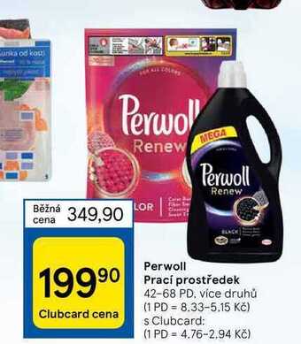 Tesco Perwoll prací prostředek 42-68 pd nabídka