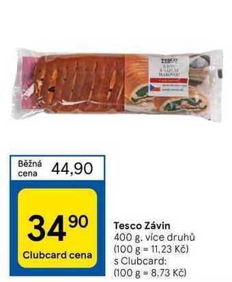 Tesco Tesco závin 400 g nabídka