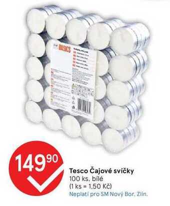Tesco Tesco čajové svíčky 100 ks nabídka