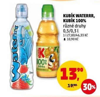 Penny Market KUBÍK WATERRR, KUBÍK 100% nabídka