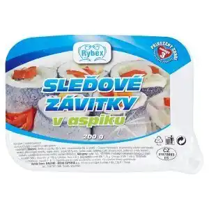 Tesco Rybex sleďové závitky v aspiku 200g nabídka