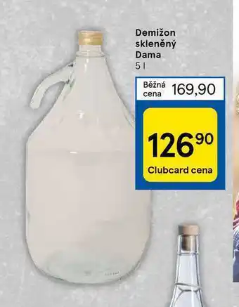 Tesco Demižon skleněný dama 5 l nabídka