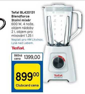 Tesco Tefal bl420131 blendforce stolní mixér nabídka