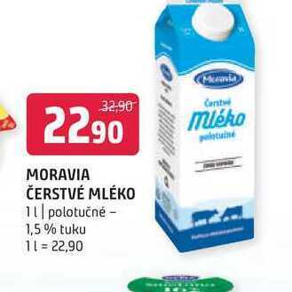 Terno Moravia čerstvé mléko 1 l nabídka