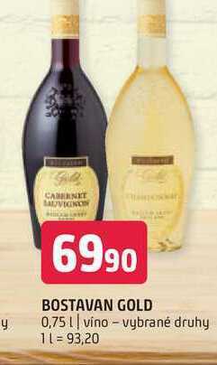 Terno Bostavan gold 0,75 l nabídka