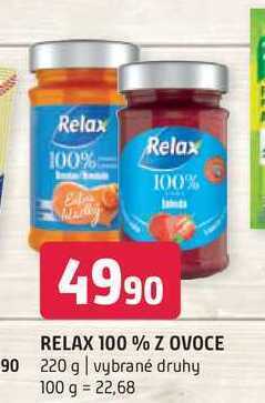 Terno Relax 100 % z ovoce 220 g nabídka