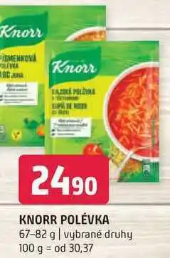 Terno Knorr polévka 67-82 g nabídka
