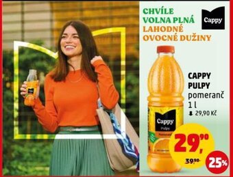 Penny Market CAPPY PULPY pomeranč 1 L nabídka