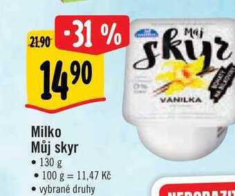 Albert Milko můj skyr 130 g nabídka