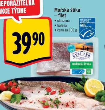Albert Mořská štika - filet 100 g nabídka