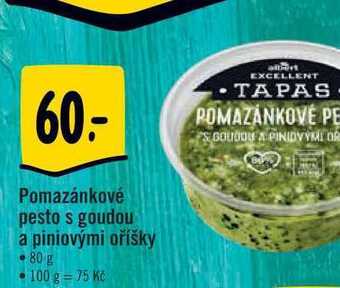 Albert Pomazánkové pesto s goudou a piniovými oříšky 80 g nabídka