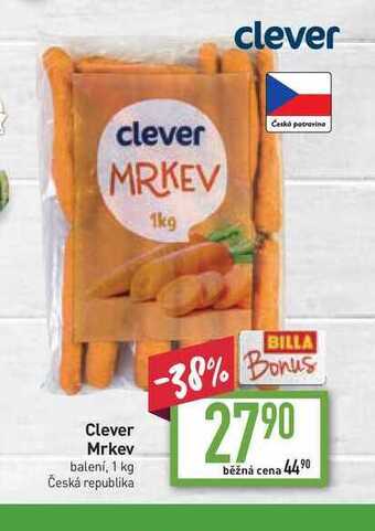Billa Clever mrkev balení, 1 kg nabídka