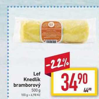 Billa Lef knedlík bramborový 500 g nabídka