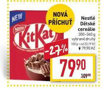 Nestlé cereálie kitkat 300-360 g