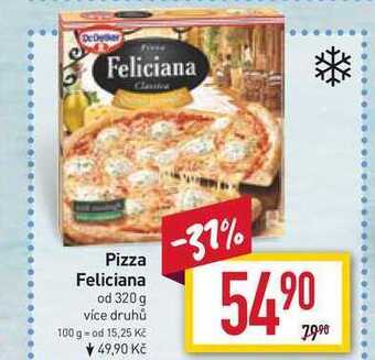 Billa Pizza feliciana od 320 g nabídka