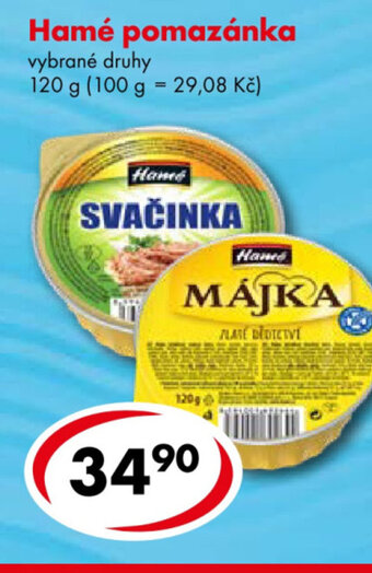 CBA Hamé pomazánka nabídka