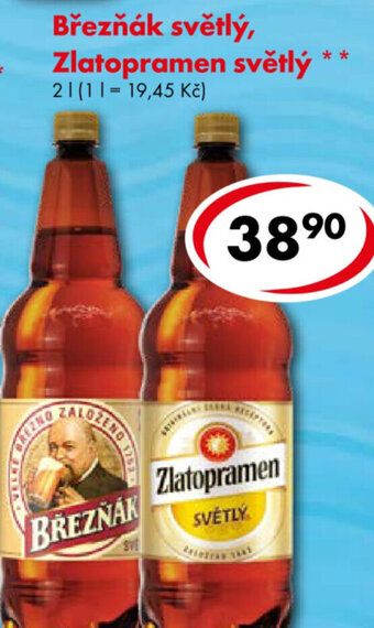 CBA Březňák světlý, Zlatopramen světlý nabídka