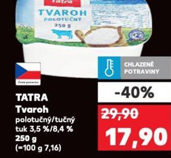 Kaufland TATRA Tvaroh nabídka