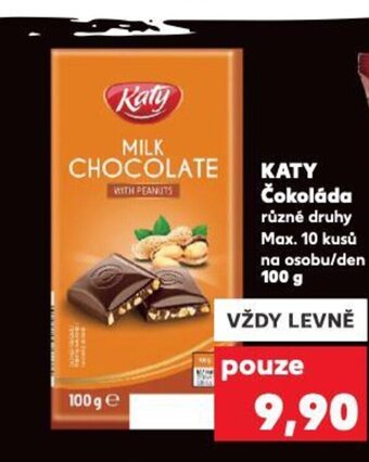 Kaufland KATY Čokoláda nabídka