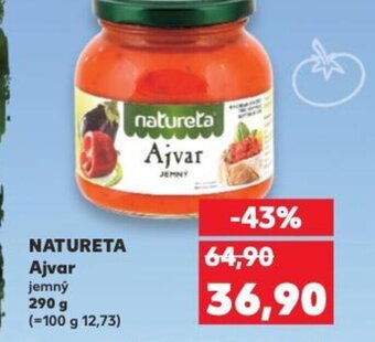 Kaufland NATURETA Ajvar nabídka
