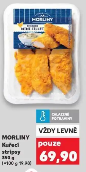 Kaufland MORLINY Kuřecí stripsy nabídka
