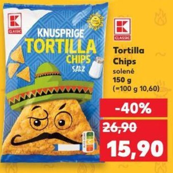 Kaufland Tortilla Chips nabídka