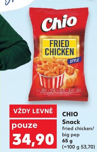 Kaufland CHIO Snack nabídka