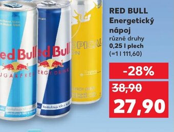 Kaufland RED BULL Energetický nápoj nabídka