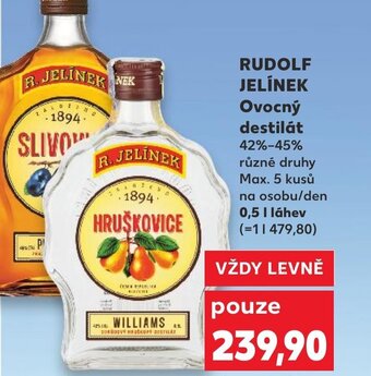 Kaufland RUDOLF JELÍNEK Ovocný destilát nabídka