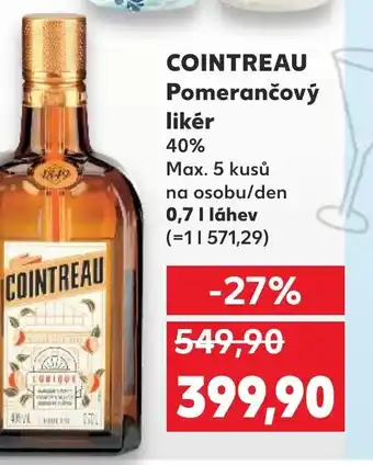 Kaufland COINTREAU Pomerančový likér nabídka