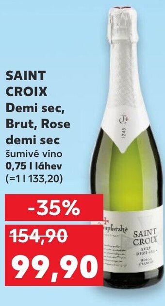 Kaufland SAINT CROIX Demi sec, Brut, Rose demi sec nabídka