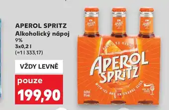 Kaufland APEROL SPRITZ Alkoholický nápoj nabídka