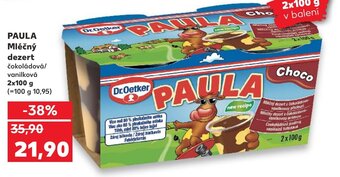 Kaufland PAULA Mléčný dezert nabídka