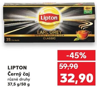 Kaufland LIPTON Černý čaj nabídka