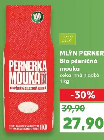 Kaufland MLÝN PERNER Bio pšeničná mouka nabídka