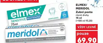 Kaufland ELMEX/ MERIDOL Zubní pasta různé druhy nabídka